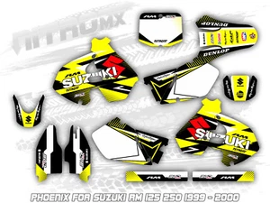 NitroMX Graphics Kit for SUZUKI RM 250 1999 2000 Motocross Decals Stickers - Picture 1 of 1