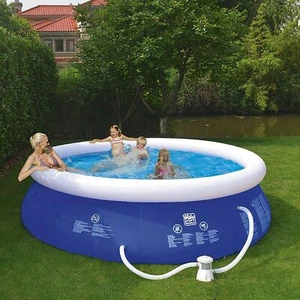 Wehncke Jumbo-Pool QUICK UP POOL inkl. Pumpe Ø 300 x 76 cm NEU - Bild 1 von 4