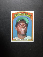 1972 Topps Baseball Card #373 John Mayberry Kansas City Royals