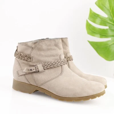 Bota Teva Feminina Delavina Tamanho 10 Camurça Marrom Impermeável Confortável Casual - Imagem 1 de 4