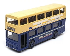 Corgi Appx 15cm Long C675/3 - Metrobus West Midlands Travel R17 - Beige/Blue - Picture 1 of 5