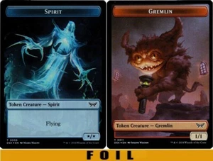 1x MTG - SPIRIT \\ GREMLIN TOKEN #08/11 - FOIL - Duskmourn - Picture 1 of 1