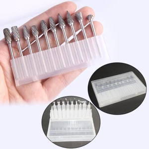 10 stk Dentallabor Hartmetallfräser Bohrer Zähne Polierer Für Handstück 2.35mm - Bild 1 von 17