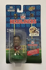 Minifigura de colección Corinthian de Jerry Rice San Francisco 1997 cabeza de cartel de la NFL sin usar, en caja - Imagen 1 de 2