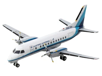 Saab 340B Commercial Aircraft Eastern Express N407BH 1/400 Diecast CARZ - Image 1 of 3