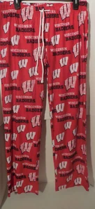 New Ladies Wisconsin Badgers NCAA Drifit Light Lose Fit Ultimate Sleep Pants Med - Picture 1 of 2
