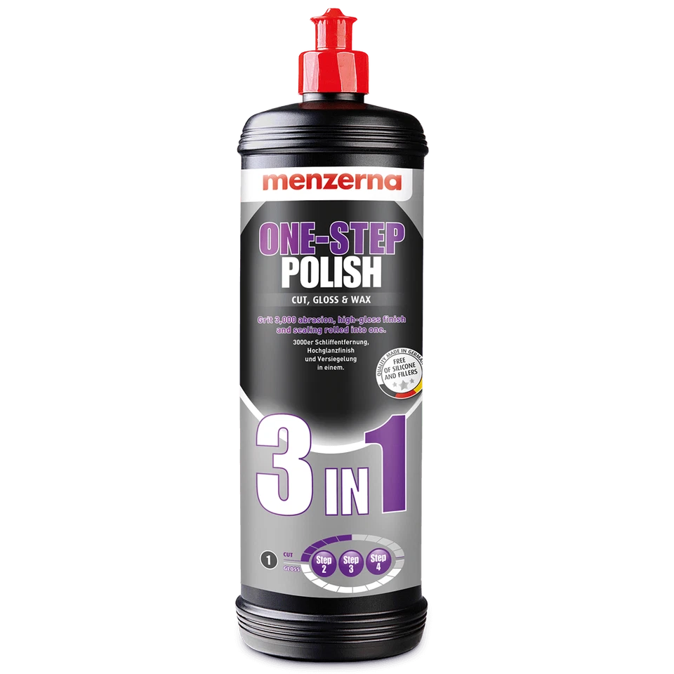 Menzerna One-Step Polish 3en1 - 1l POLISH COMPOUND - CUT - GLOSS - WAX - Schleif
