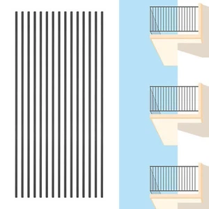 Balusters for Staircases, Decorative Metal Balusters, Staircases Balusters New - Picture 1 of 24