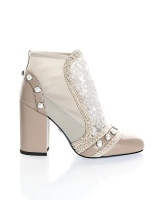 Auténtico botín de cuero Loriblu colección de diseñador italiano Foto 1 de 4