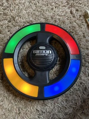 Simon Says Swipe Electronic Handheld Memory Game Toy Hasbro 2013 Family Kids Fun - Image 1 of 4