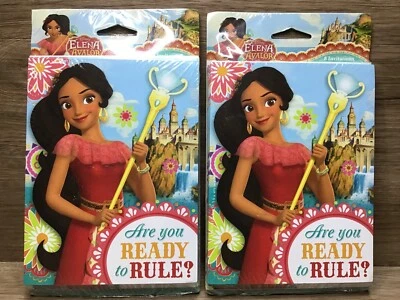 Lot of 2 Elena Of Avalor Birthday Party 8 Invitations and 8 Thank You Post Cards - Image 1 of 4