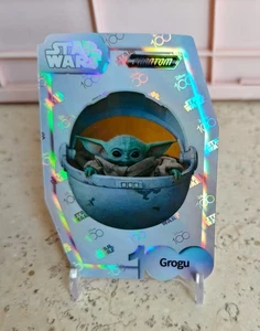 Grogu 2023 Kakawow Phantom Disney 100 STAR WARS Holo Die Cut - Picture 1 of 2