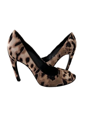 Roger Vivier Tacones Hebilla Estampado Animal Talla 38 / EE. UU. 8 Foto 1 de 4