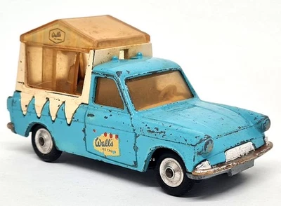 Corgi Toys Walls Ice Cream Van Ford Thames Vintage Car Restoration Spares - Image 1 of 4