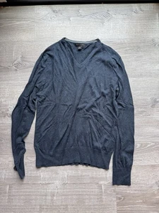 Banana Republic Men’s Silk Cashmere Blend Sweater Size Medium Navy Blue - Bild 1 von 2