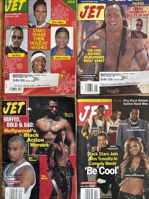 Dwayne 'The Rock' Johnson 2001-2005 Jet Magazine Lot of 4 The Mummy Returns - Image 1 of 4
