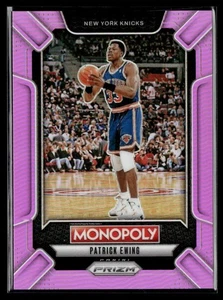 2024-25 Panini Prizm Monopoly Legends Pink Prizms Patrick Ewing 185/199 Knicks - Foto 1 di 2