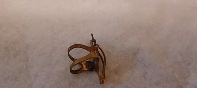 Antique Victorian HAIR CLIP BARRETTE FLOWER BOW RIBBON HOLDER - Image 1 of 3