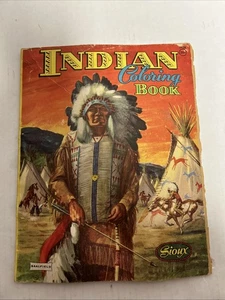 Indian Coloring Book Rand McNally - Foto 1 di 8