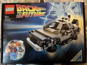 Lego Zurück in die Zukunft DeLorean 21103 - Neu in OVP - seltenes frühes Rechtschreibfehler-Set - Bild 1 von 5