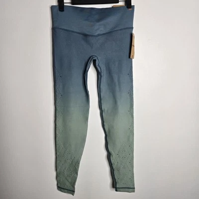 PINK Active High Waist Leggings Womens XS Blue Green Seamless Full Length Tight - Image 1 of 4