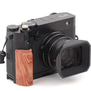 Camera grip solid wood handle L plate Quick Release Plate suitable for  GFX100RF - Picture 1 of 30