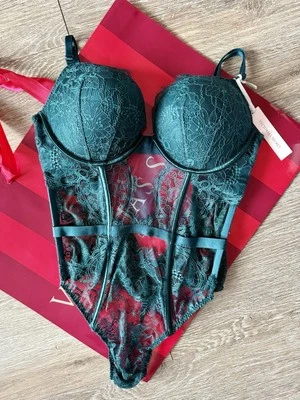 Victoria's Secret Very Sexy Bombshell Lace Teddy M NWT - Image 1 of 2