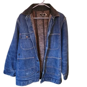 Chaqueta de mezclilla vintage Sears Work Leisure forrada con manta talla mediana años 60-70 - Imagen 1 de 17