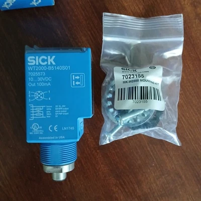 ​SICK WT2000-B5140S01 Photoelectric Sensor Proximity Switch PNP Output New - Image 1 of 4