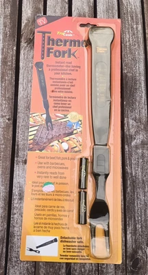 TruCook Thermo Fork Instant Read Meat Thermometer BBQ Temperature Checker New - Image 1 of 4