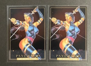 2024 Marvel Masterpieces '92 Platinum Clear Cut Acetate Parallel Psylocke (2) - Bild 1 von 2
