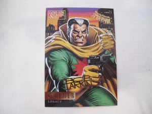 Fleer Ultra Spider-Man 1995 firma lamina d'oro #77 Schemer - Foto 1 di 2