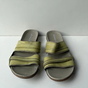 Marrell Piccolo Women’s Lime Green Leather Summer Sandals Shoes Size:8 - Picture 1 of 7