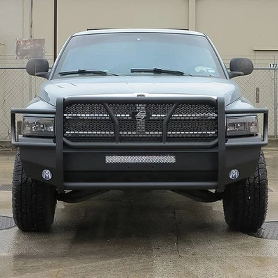 For Dodge Ram 2500 94-02 Bumper Elevation Series Full Width Black Front HD Foto 1 de 3