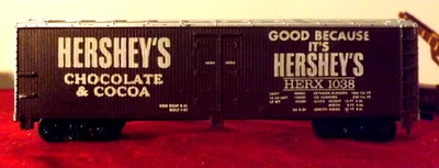 Tyco #1038 HO масштаб Hershey's шоколад коробка автомобиля коричневый хорошее состояние товара - Изображение 1 из 4