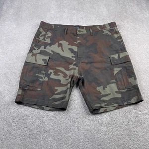 Levis Shorts Mens 42 Green Brown Camo Carrier Cargo Army Military Utility - Picture 1 of 15
