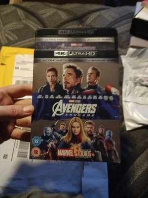 Avengers: Endgame 4k + Bonus Disc Region Free Import Very Rare Slipcover Minty - Image 1 of 2