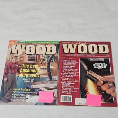 Wood Magazine Lot of 9 Issues 1986 - 1998 - Image 1 of 4