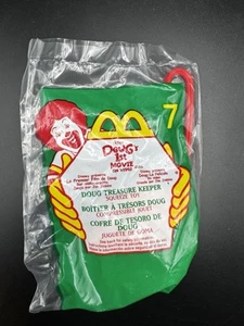 NUEVO - Primera película de Doug ~ #7 Doug's Treasure Keeper Clip On ~ Juguete McDonald's 1999 - Imagen 1 de 2