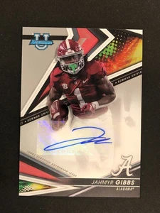 2022 Bowman University Best Football JAHMYR GIBBS Auto #BA-JG Alabama - Picture 1 of 2