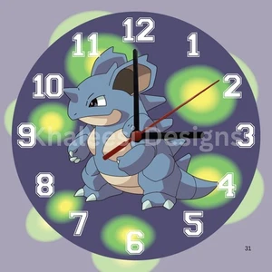 Exclusive Pokémon #031 Nidoqueen First Gen Wall Clock - Bild 1 von 9