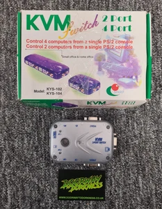KVM Switch PC VGA KYS-102 / KYS-104 - Picture 1 of 5