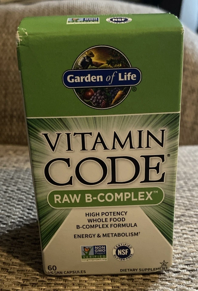 Garden of Life Vitamin Code Complejo B Crudo 60 Cápsulas Nuevo *CADUCIDAD 11/2026 Foto 1 de 1