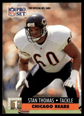 1991 Pro Set Stan Thomas Rookie Chicago Bears #751 - Image 1 of 2