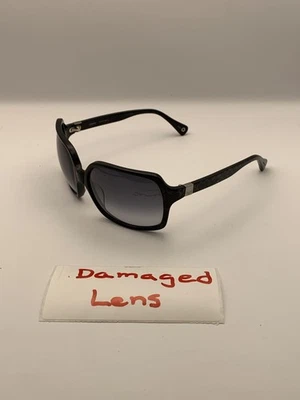 Gafas de sol Coach Sofia S436 para mujer negras degradadas cuadradas de gran tamaño lentes dañadas Foto 1 de 4