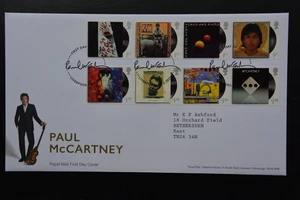 2021 Paul McCartney FDC Liverpool SHS Complete With Insert Card - Picture 1 of 1