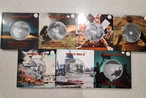 7 x Segunda Guerra Mundial, Libro y DVD, 2005, Batalla de Rusia, Hiroshima, Tapa Dura - Imagen 1 de 18