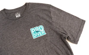 Yellow Gear - Men's INVICTA Pro Diver Logo T-Shirt - Light Gray - Size S - Picture 1 of 5