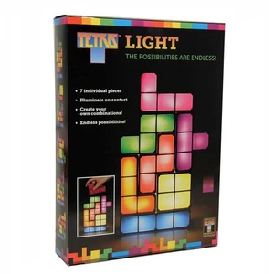 Official Lamp Tetris Stackable Light 7 Piece Video Game Retro Room Decor Bedroom - Picture 1 of 10