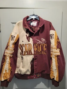 Giacca promozionale vintage JH Design Jeff Hamilton Scarface film uomo XL cast & crew - Foto 1 di 7
